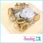 BUTTON - EYELET(TOOLS)-METAL-8MM(GOLD)